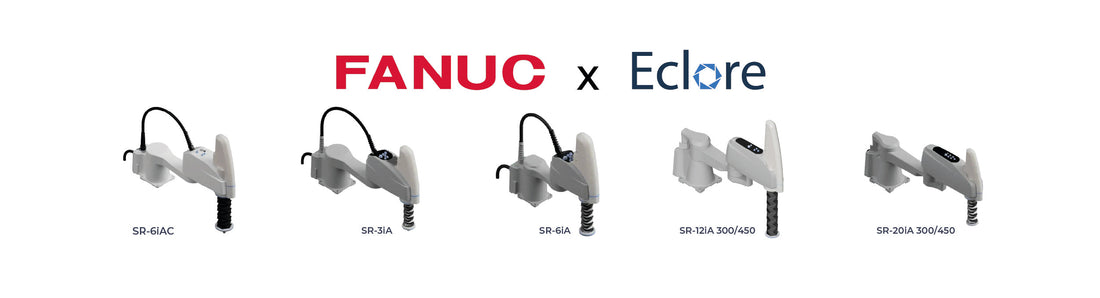 Robots SCARA SR-6iAC, SR-3iA, SR-6iA, SR-12iA 300/450, SR-20iA 300/450 Fanuc avec soufflet de protection Eclore