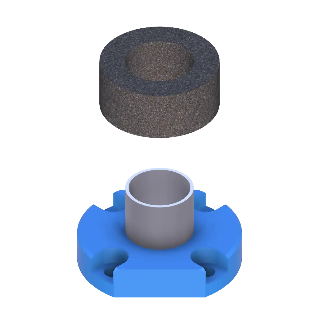 Bride montage adaptateur EPBL035 pour soufflet de protection Eclore