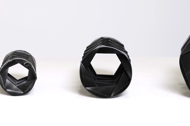 Soufflets de protection SCARA couchés à différents diamètres