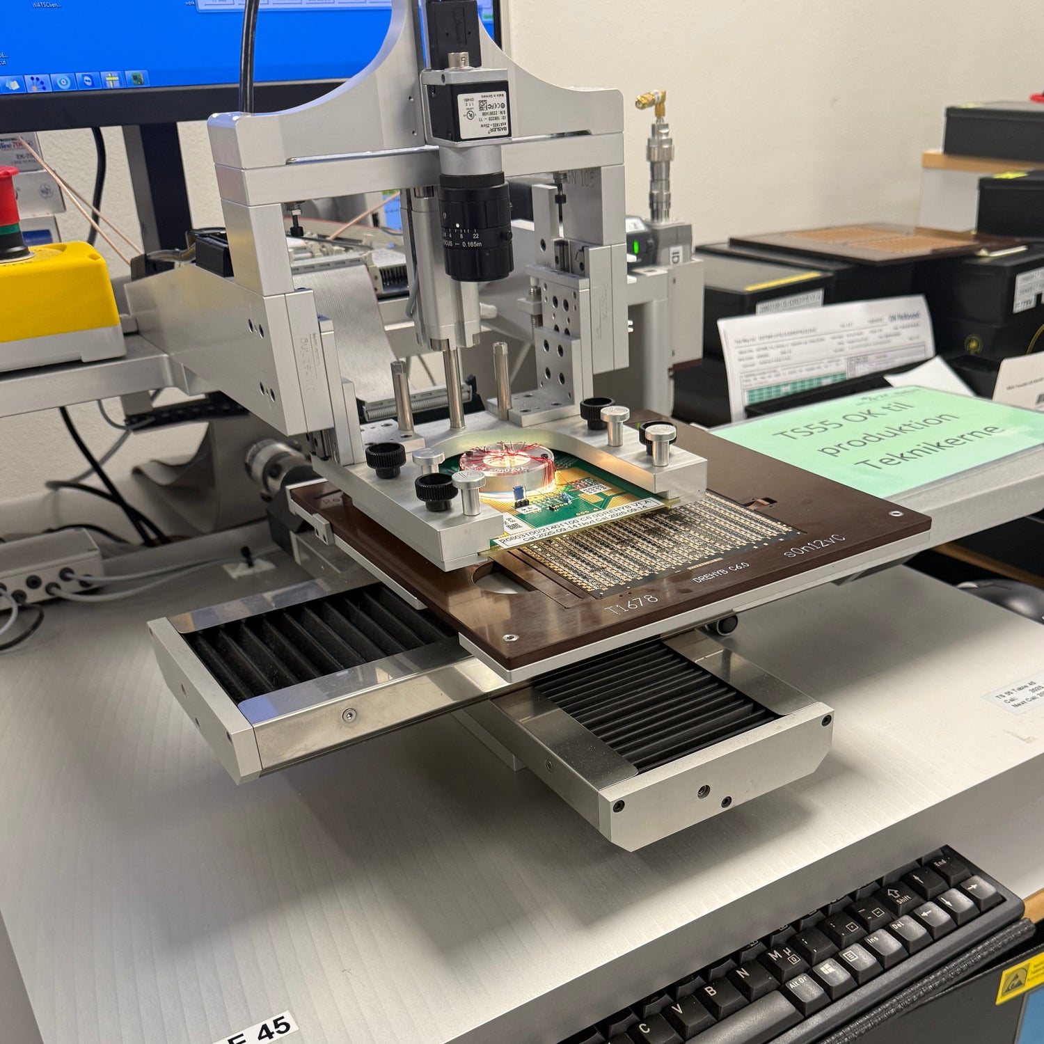 Soufflet de protection plat Eclore sur une machine industrielle GN hearing