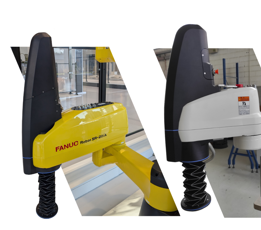 Robots SCARA FANUC_DENSO avec soufflets de protection Eclore