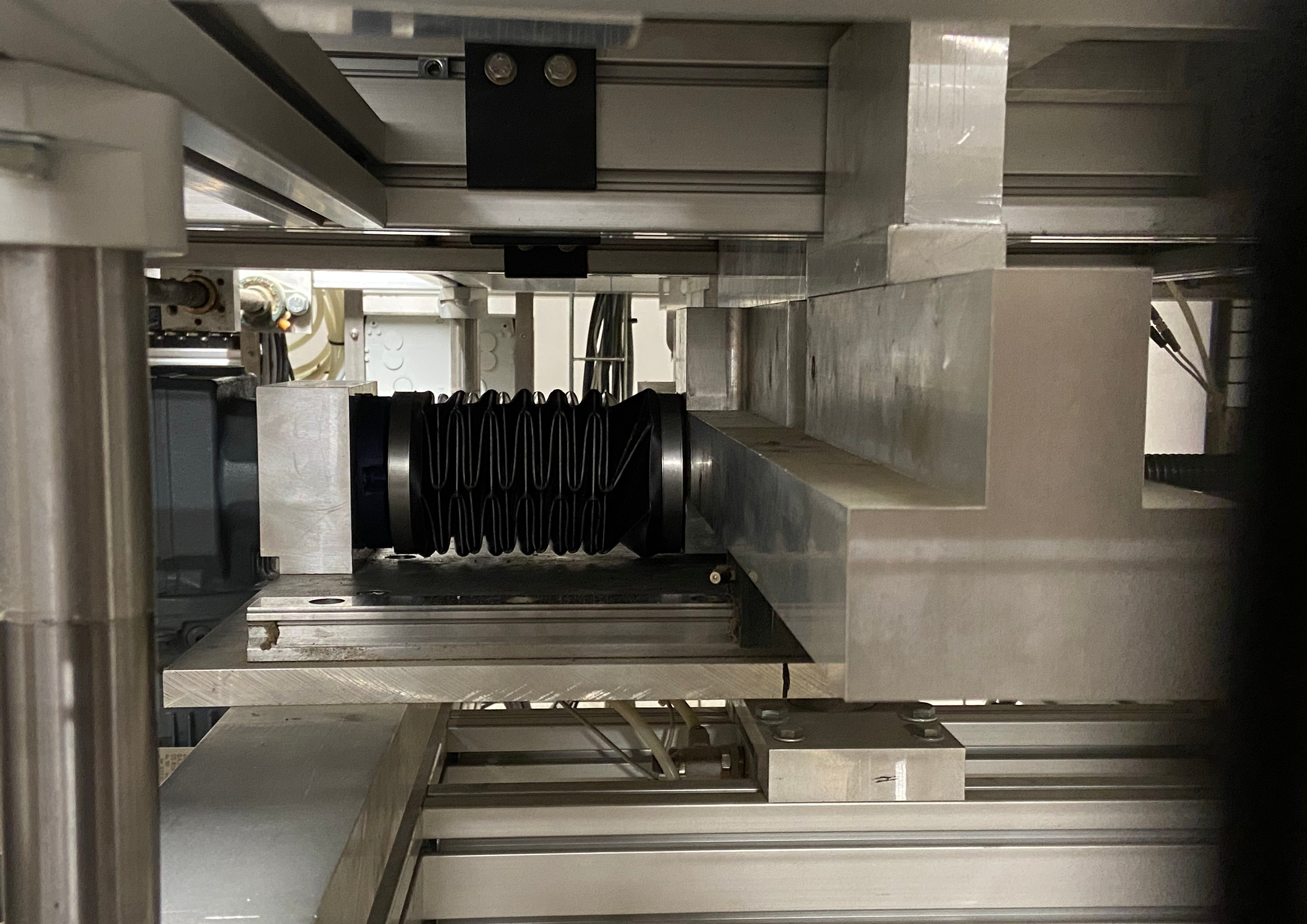 Soufflet de protection Eclore  sur une machine Technisis